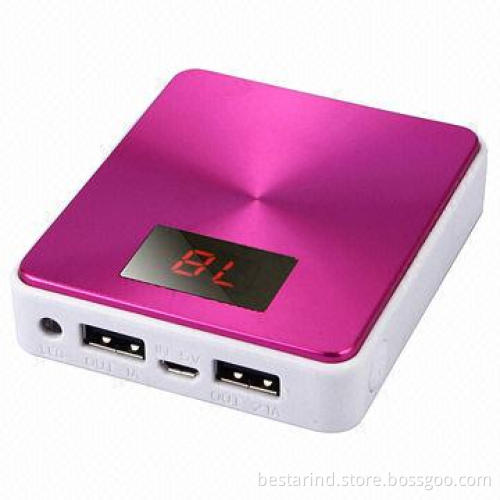 Fashionable Design Power Banks with 6,000mAh Capacity and Dual USB Output